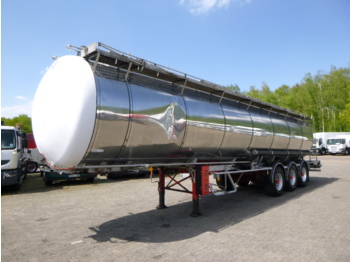Naczepa cysterna dla transportowania chemikaliów L.A.G. Chemical tank inox 37.2 m3 / 4 comp: zdjęcie 1