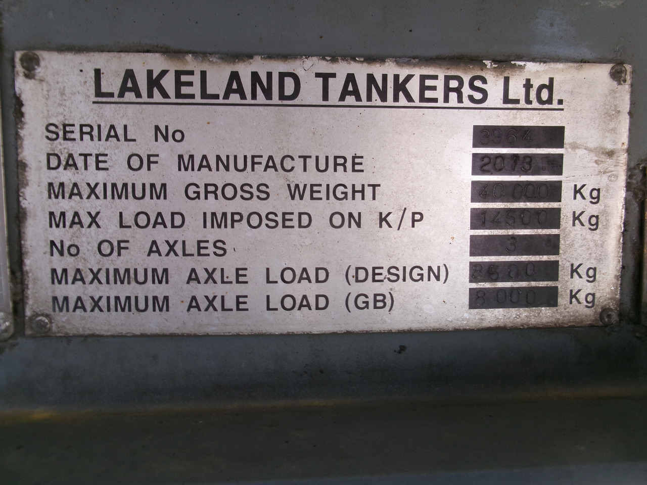 Lakeland Tankers Fuel tank alu 42.8 m3 / 6 comp + pump Lakeland Tankers Fuel tank alu 42.8 m3 / 6 comp + pump: zdjęcie 32