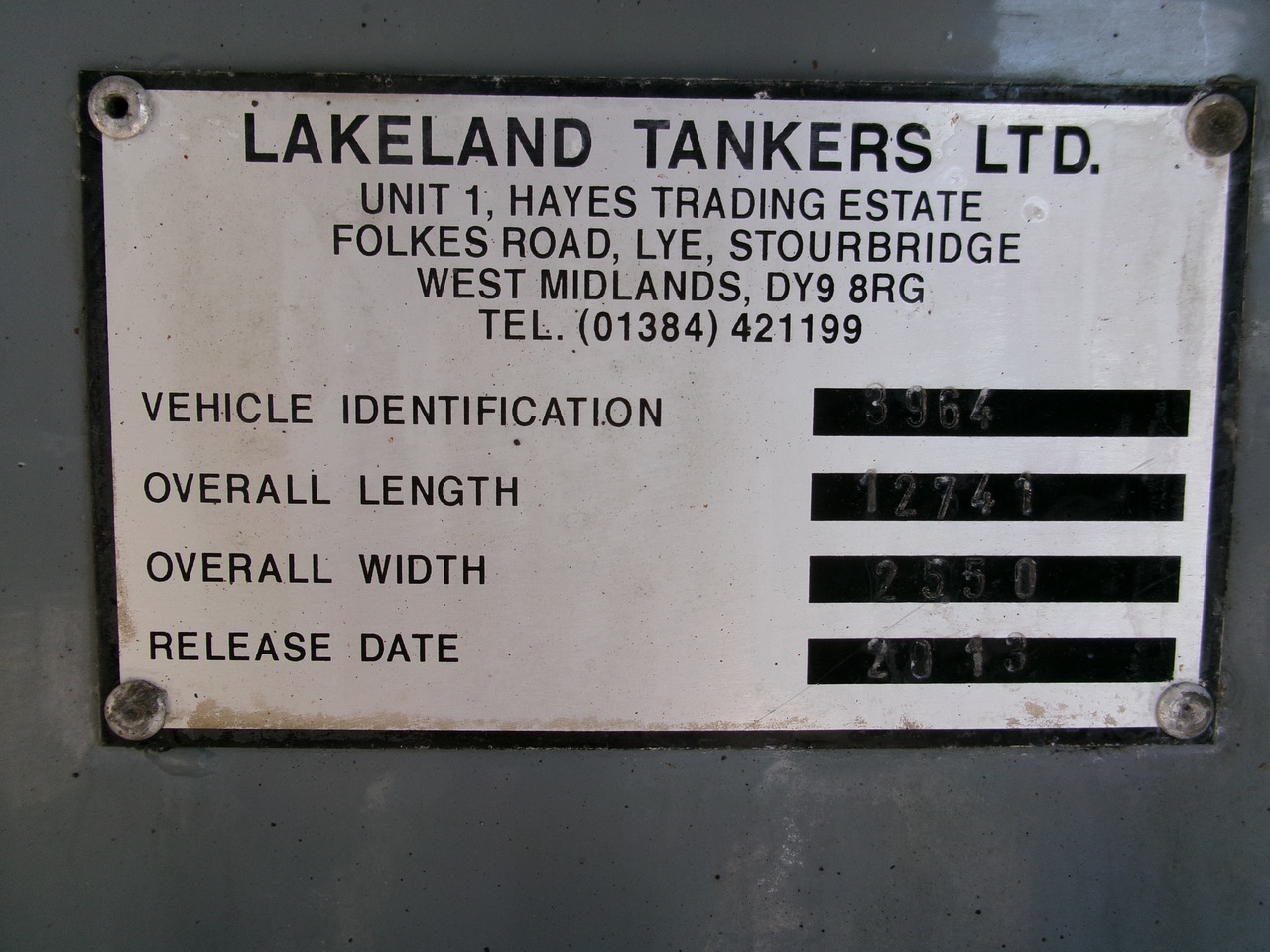 Lakeland Tankers Fuel tank alu 42.8 m3 / 6 comp + pump Lakeland Tankers Fuel tank alu 42.8 m3 / 6 comp + pump: zdjęcie 34