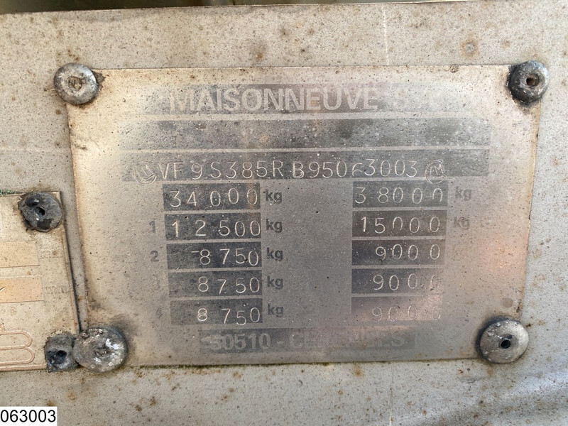 Naczepa cysterna MAISONNEUVE Bitum 30000 Liter, 1 Compartment: zdjęcie 14