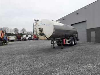 Naczepa cysterna dla transportowania mleka MAISONNEUVE CITERNE EN INOX ISOTHERME 25000 L: zdjęcie 1