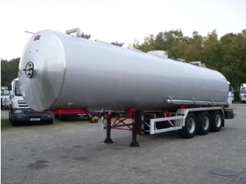 Naczepa cysterna dla transportowania mas bitumicznych Magyar Bitumen tank inox 31 m3 / 1 comp: zdjęcie 1
