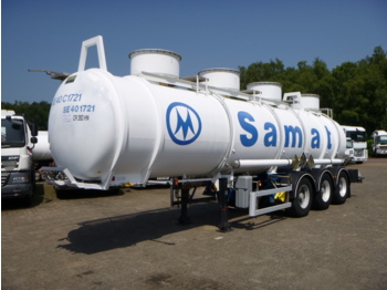 Naczepa cysterna dla transportowania chemikaliów Magyar Chemical ACID tank inox 24.5 m3 / 1 comp: zdjęcie 1