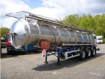 Naczepa cysterna dla transportowania chemikaliów Magyar Chemical tank inox 20.5 m3 / 1 comp.: zdjęcie 1