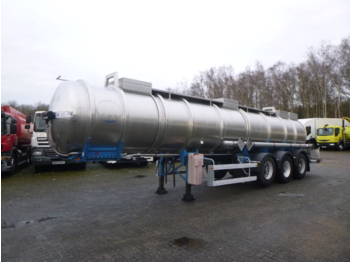 Naczepa cysterna dla transportowania chemikaliów Magyar Chemical tank inox 20 m3 / 1 comp: zdjęcie 1