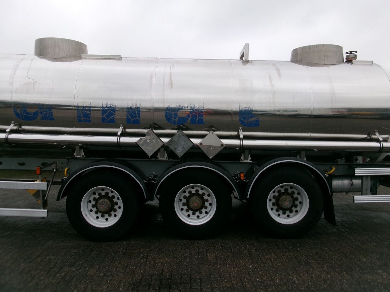 Naczepa cysterna dla transportowania chemikaliów Magyar Chemical tank inox 22.5 m3 / 1 comp ADR 29-05-2024: zdjęcie 5