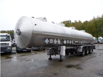Naczepa cysterna dla transportowania chemikaliów Magyar Chemical tank inox 31 m3 / 4 comp: zdjęcie 1