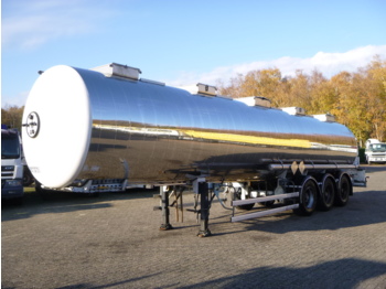 Naczepa cysterna dla transportowania chemikaliów Magyar Chemical tank inox 33 m3 / 1 comp: zdjęcie 1