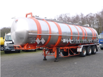 Naczepa cysterna dla transportowania chemikaliów Magyar Chemical tank inox 40 m3 / 6 comp: zdjęcie 1