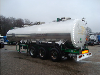 Naczepa cysterna dla transportowania chemikaliów Maisonneuv Stainless steel tank 33.7m3 - 5: zdjęcie 1