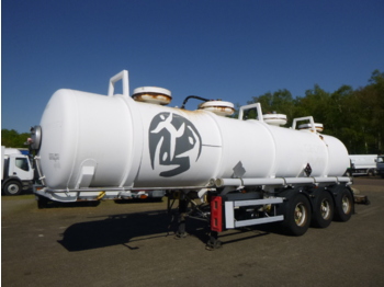 Naczepa cysterna dla transportowania chemikaliów Maisonneuve Chemical ACID tank steel 22.5 m3 / 2 comp: zdjęcie 1