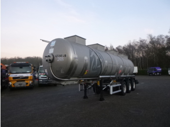 Naczepa cysterna dla transportowania chemikaliów Maisonneuve Chemical tank inox 28.7 m3 / 1 comp: zdjęcie 1
