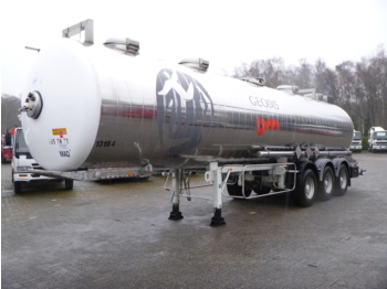 Naczepa cysterna dla transportowania chemikaliów Maisonneuve Chemical tank inox 31.5 m3 / 1 comp: zdjęcie 1