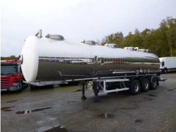 Naczepa cysterna dla transportowania chemikaliów Maisonneuve Chemical tank inox 32.4 m3 / 1 comp: zdjęcie 1