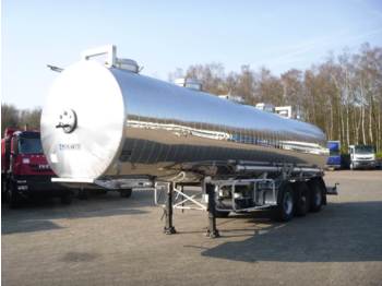 Naczepa cysterna dla transportowania chemikaliów Maisonneuve Chemical tank inox 32.5 m3 / 1 comp: zdjęcie 1