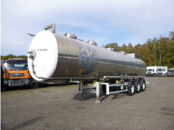 Naczepa cysterna dla transportowania chemikaliów Maisonneuve Chemical tank inox 32.8 m3 / 1 comp ADR valid till 11/04/2022: zdjęcie 1