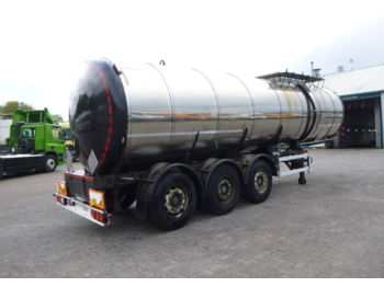 Naczepa cysterna dla transportowania mas bitumicznych Metalovouga Bitumen tank inox 32 m3 / 1 comp + pump: zdjęcie 4