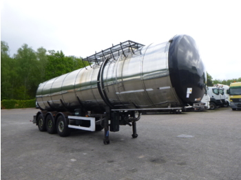 Naczepa cysterna dla transportowania mas bitumicznych Metalovouga Bitumen tank inox 32 m3 / 1 comp + pump: zdjęcie 2