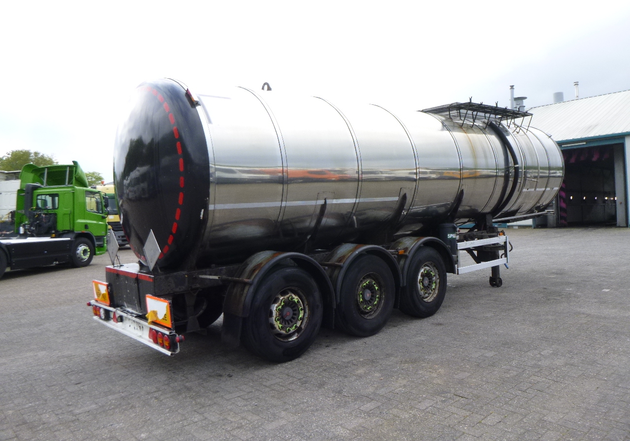 Naczepa cysterna dla transportowania mas bitumicznych Metalovouga Bitumen tank inox 32 m3 / 1 comp + pump: zdjęcie 4