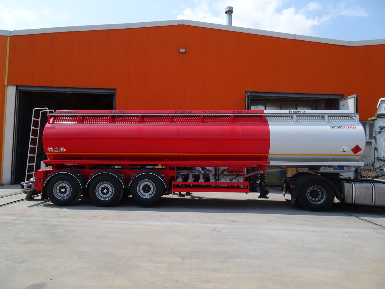 Nowy Naczepa cysterna dla transportowania paliwa NURSAN Steel Fuel Tanker: zdjęcie 4