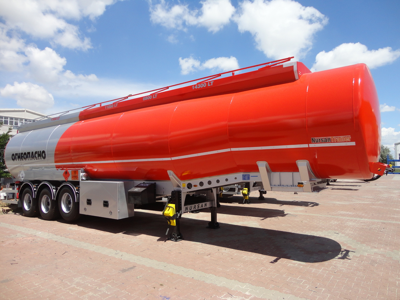 Nowy Naczepa cysterna dla transportowania paliwa NURSAN Steel Fuel Tanker: zdjęcie 9