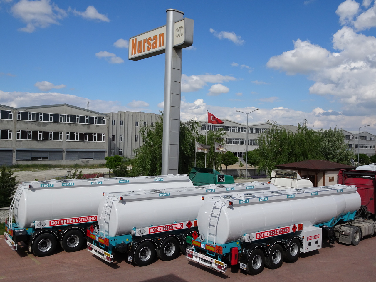 Nowy Naczepa cysterna dla transportowania paliwa NURSAN Steel Fuel Tanker: zdjęcie 5
