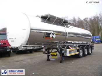 Crossland Bitumen tank inox 31.8 m3 / 1 comp - Naczepa cysterna