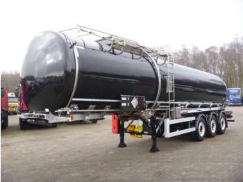 Crossland Bitumen tank inox 33.4 m3 + heating / ADR/GGVS - Naczepa cysterna