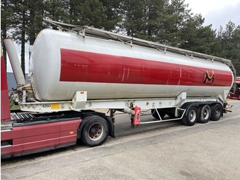 Onbekend FILLIAT - 3-axles SILO - ALU SILO / ALU CHASSIS - 5 COMPARTIMENTS - AIR SUSPENSION - DRUM BRAKES - Naczepa cysterna