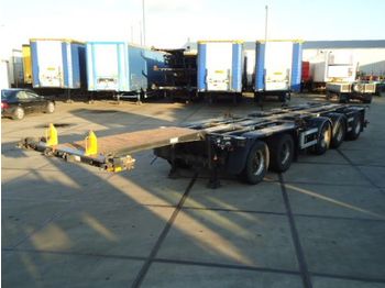 D-TEC CT-53 - 53.000 Kg - 5 axle combi trailer / 2x stuur as - Naczepa kontenerowiec/ System wymienny