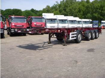 Dennison 3+1 axle 2 x 20 ft combi trailer - Naczepa kontenerowiec/ System wymienny