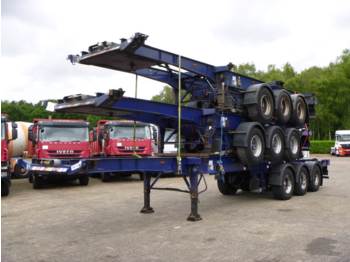 Dennison Stack of 3 units - 3-axle sliding container trailer - Naczepa kontenerowiec/ System wymienny