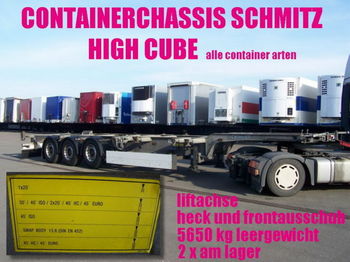 Schmitz SCF 24 G / HIGH CUBE 20/30/40/45 2x vorhanden - Naczepa kontenerowiec/ System wymienny