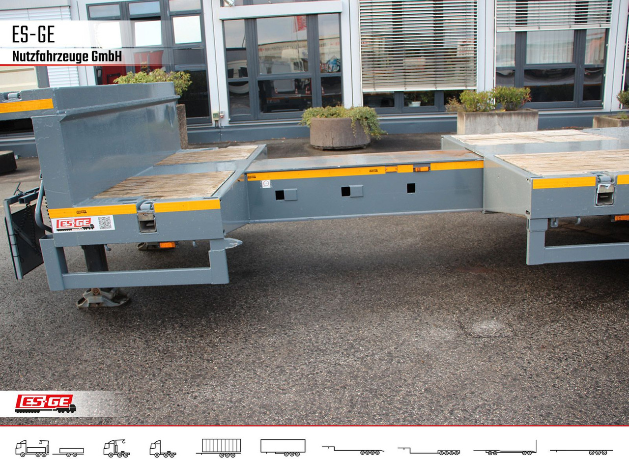 Naczepa niskopodwoziowa Broshuis 6-Achs-Satteltieflader - teleskopierbar