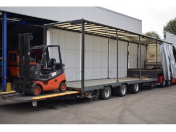 ESVE Forklift transport, 9000 kg lift, 2x Steering axel - Naczepa niskopodwoziowa