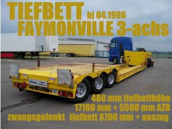 Faymonville FAYMONVILLE TIEFBETTSATTEL 8700 mm + 5500 zwangs - Naczepa niskopodwoziowa