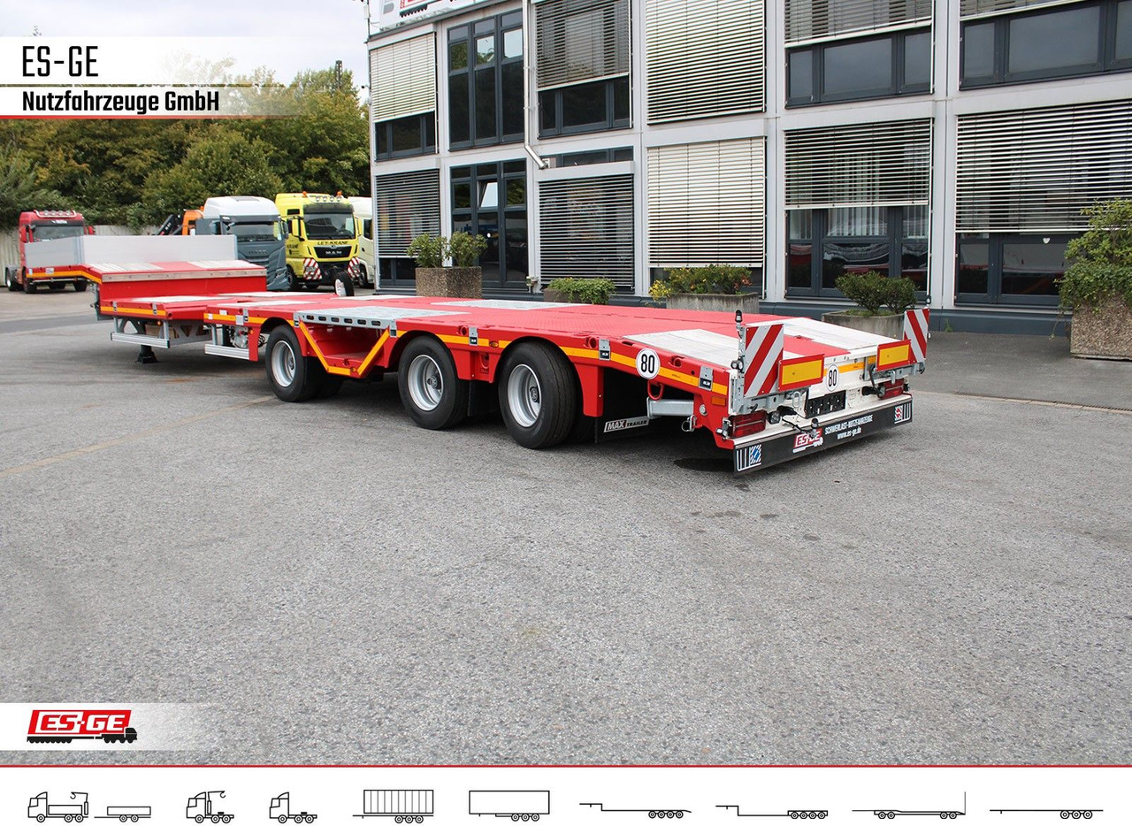 Naczepa niskopodwoziowa Faymonville MAX Trailer MAX100 Semi-Tieflader Radmulden