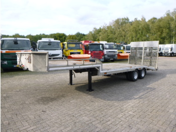 Veldhuizen Semi-lowbed trailer (light commercial) P37-2 + ramps + winch - Naczepa niskopodwoziowa