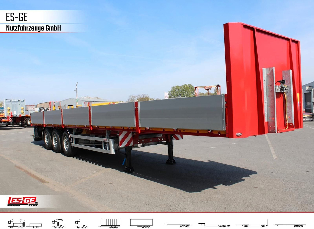 Naczepa platforma/ Burtowa ES-GE 3-Achs Sattelanhänger -Bordwände