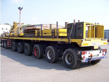 ES-GE Germany 85.000kg complete, 6 axle - Naczepa platforma/ Burtowa