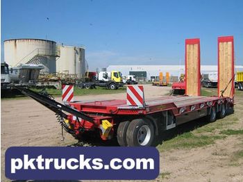 Humbaur 3-axle drawbar trailer - Naczepa platforma/ Burtowa