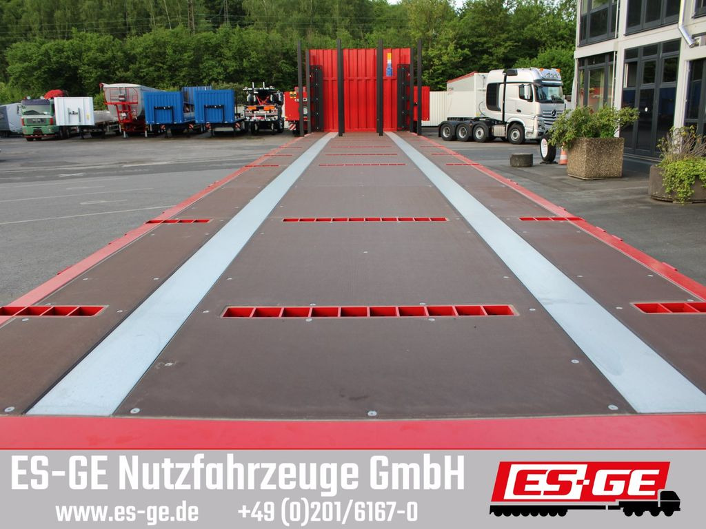 Naczepa platforma/ Burtowa Kögel Multi Chassis - 3-Achs-Sattelanhänger