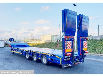 Nowy Naczepa niskopodwoziowa dla transportowania ciężkiego sprzętu Ozsan Trailer Low loader 3 Axle Lowbed, Low-losder Fix or Extendable OZS-L3: zdjęcie 1