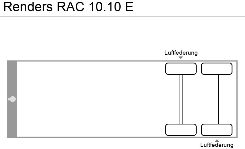 Naczepa kontenerowiec/ System wymienny Renders RAC 10.10 E: zdjęcie 5