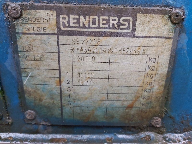 Naczepa kontenerowiec/ System wymienny Renders RAC 10.10 E: zdjęcie 4