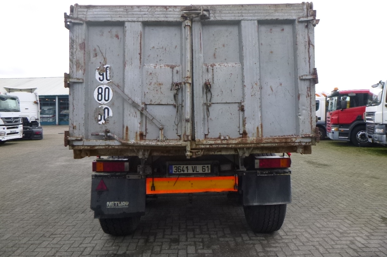 Naczepa wywrotka Robuste Kaiser Tipper trailer steel 24 m3 + tarpaulin: zdjęcie 6