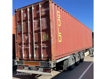 Naczepa kontenerowiec/ System wymienny dla transportowania pojemników SCHMITZ CARGOBULL SCF 24: zdjęcie 1