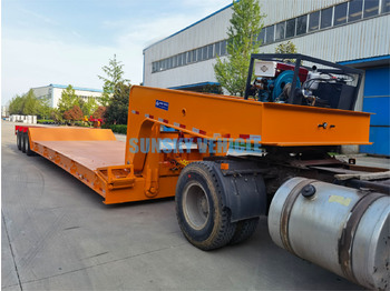 Nowy Naczepa niskopodwoziowa dla transportowania ciężkiego sprzętu SUNSKY 3 Axle 70 Tons detachable gooseneck lowbed trailer: zdjęcie 3