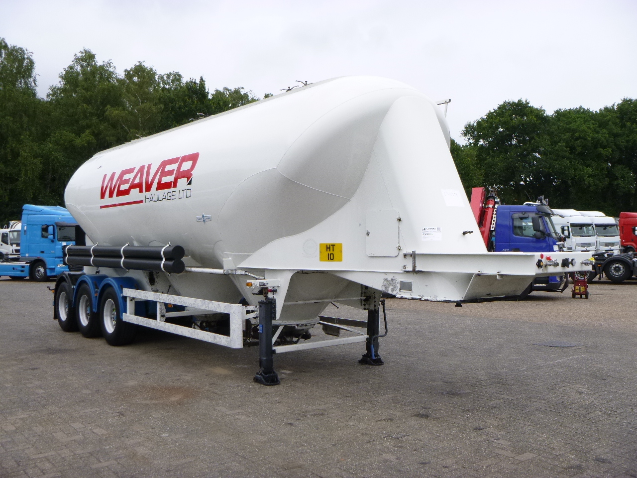 Naczepa silos dla transportowania mąki Spitzer Powder tank alu 43 m3 / 1 comp: zdjęcie 2