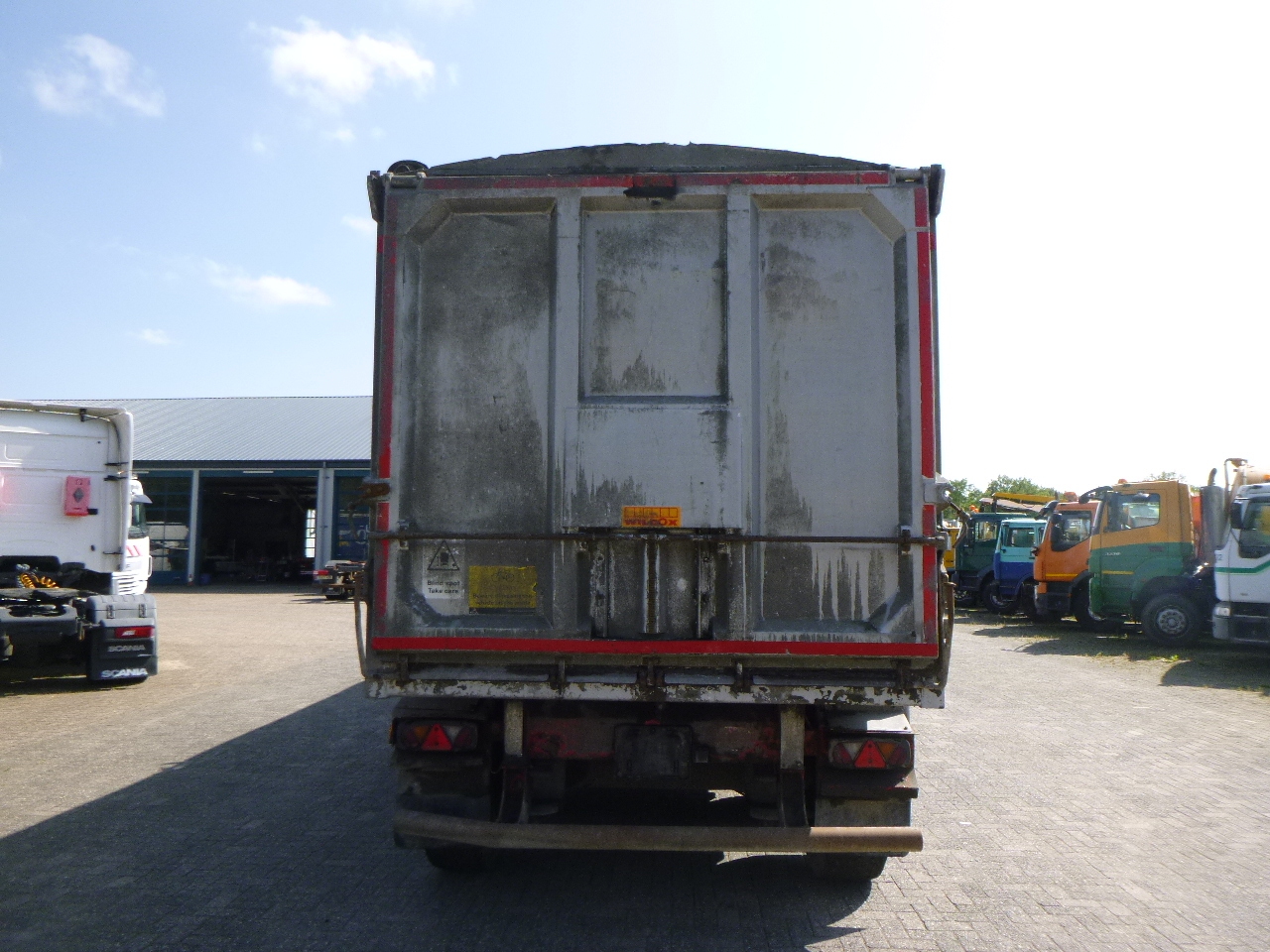 Naczepa wywrotka Wilcox Tipper trailer alu 55 m3 + tarpaulin: zdjęcie 6